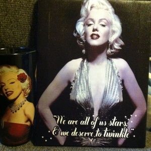 Marilyn Monroe pic and Cup