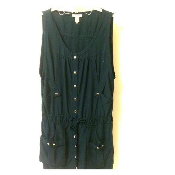 Women's medium NIKIBIKI navy cargo dress