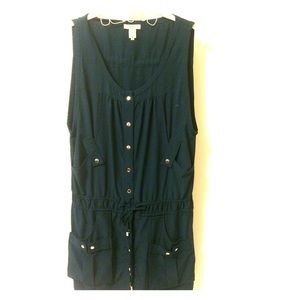 Women's medium NIKIBIKI navy cargo dress