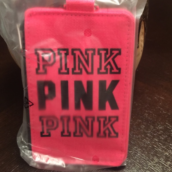 Pink lanyard