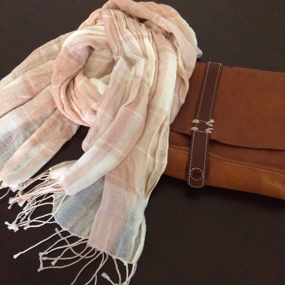 GAP Accessories - Pink Plaid Scarf