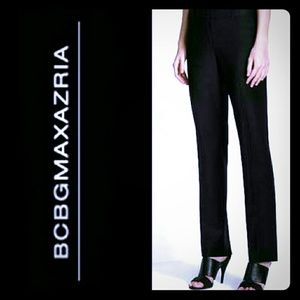 "Mykka"slim cropped 
trousers pants black