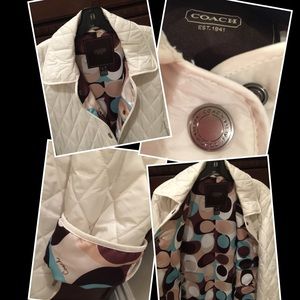 💯% Authentic Coach Quilted Jacket