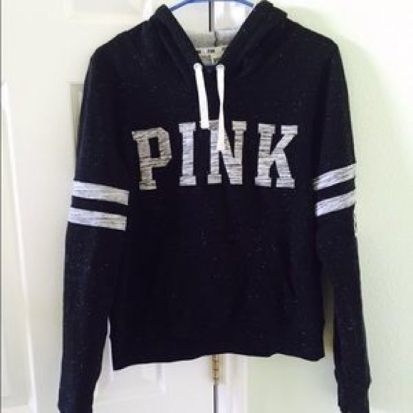 PINK Victoria's Secret Tops - Black vs Pink Hoodie