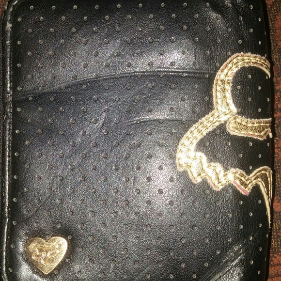 Fox racing girls wallet. Black& Gold