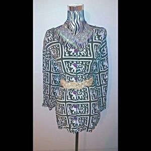 Vintage print blouse