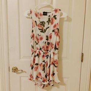 Nasty gal floral romper