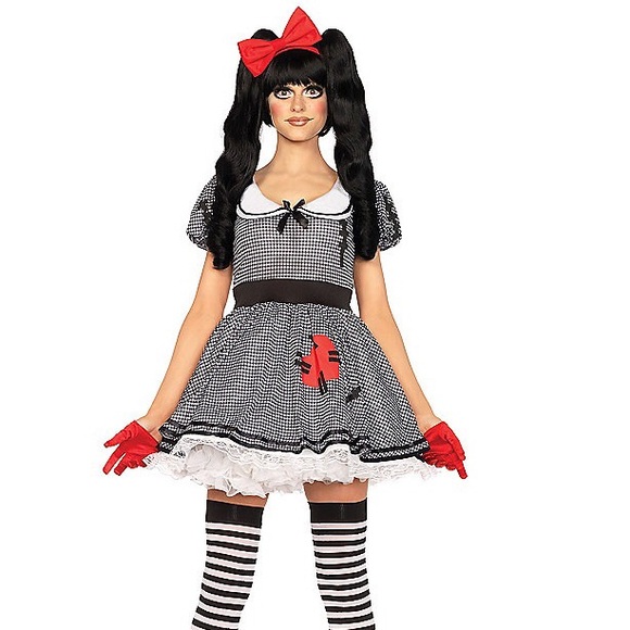 Wind up doll costume