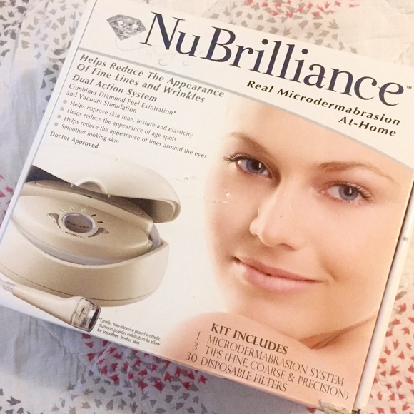 Nubrilliance microdermabrasion kit.