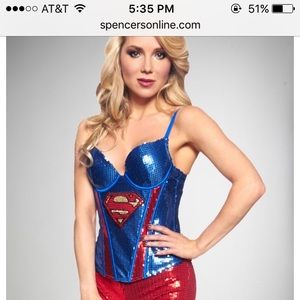 Sequin Supergirl Corset