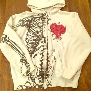 Iron Fist Skeleton Hoodie