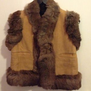 Rabbit vest vintage