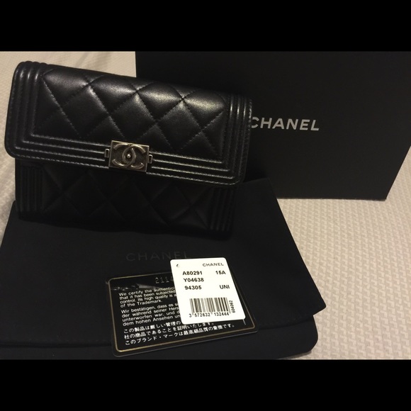 Authentic RARE Chanel Boy Wallet