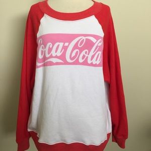Auth Wildfox CoCa Cola Oversized SWEATER