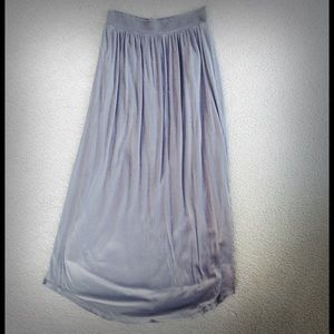Victoria's Secret Grey Jersey Maxi Skirt