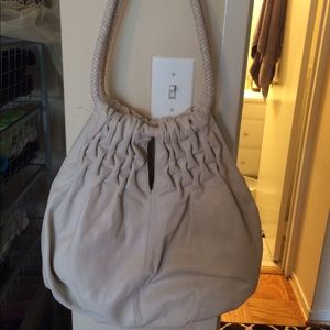 Kenneth Cole off white/bone shoulder bag