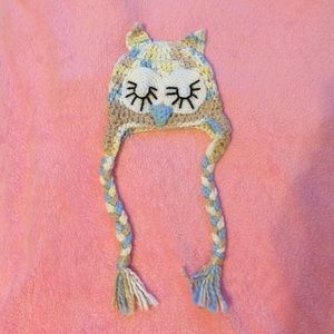 Adorable crochet Newborn Owl hat