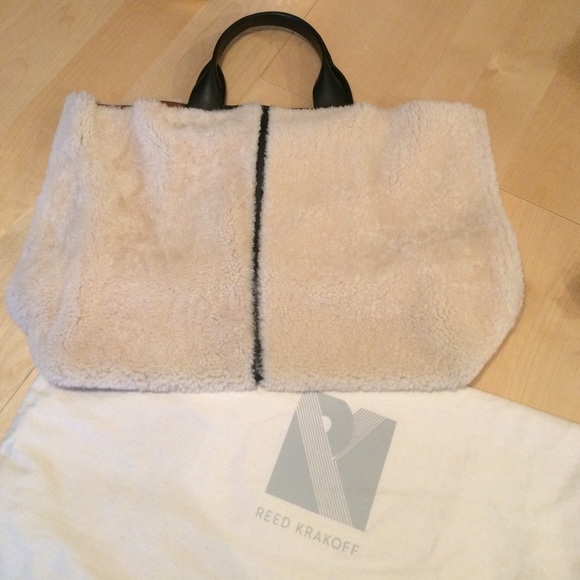 Reed krakoff shearling bag
