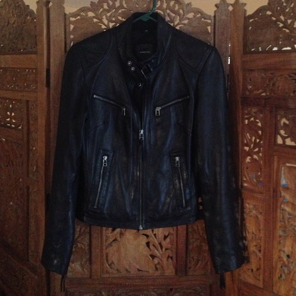 Whet Blu Jackets & Coats Fine Leather Jacket In Black Poshmark