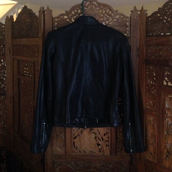 Whet Blu Jackets & Coats Fine Leather Jacket In Black Poshmark
