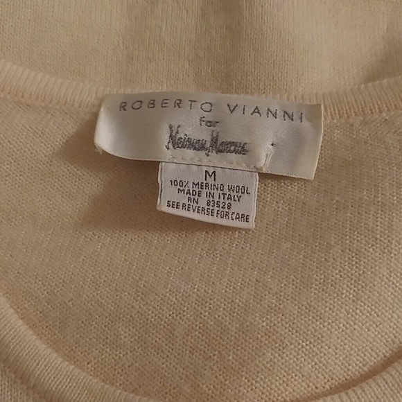 100% wool cream sweater - Picture 3 of 3