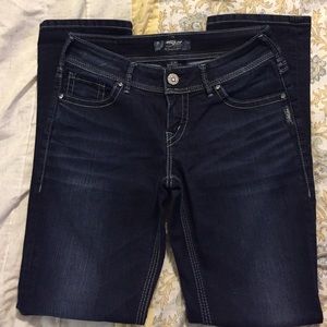 Silver Suki Straight Jeans