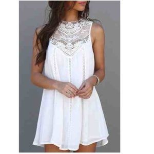 Chiffon sleeveless dress