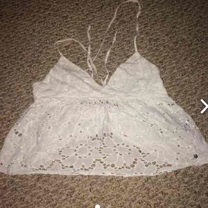 Lacy White Top