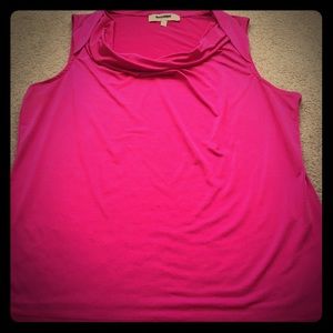 Jones Studio sleeveless cowl-neck blouse