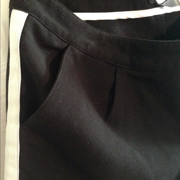 Black Tuxedo Style Shorts - Picture 3 of 4