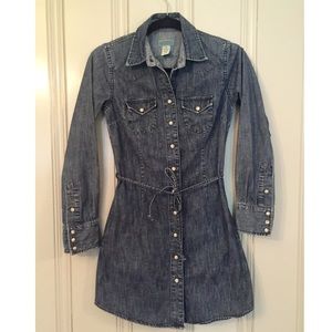 NWOT Lucky Brand denim dress XS