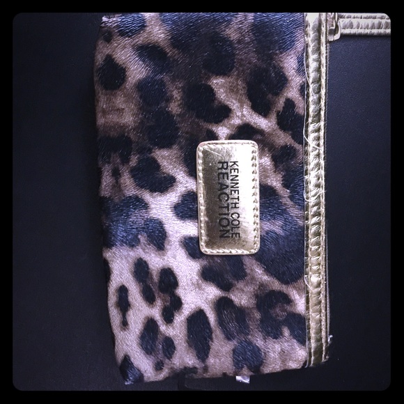 Leopard makeup bag