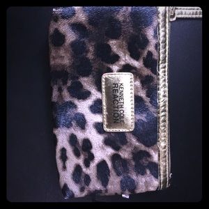 Leopard makeup bag