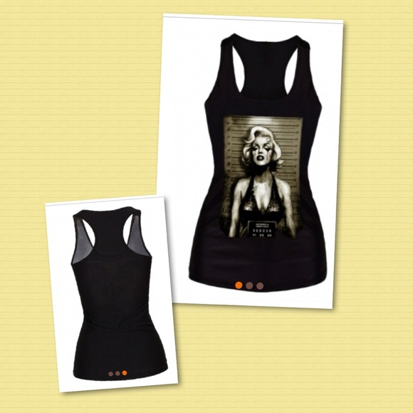🎉🆕Marilyn Monroe black tank top🆕🎉