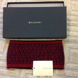 Bvlgari cashmere cold weather headband