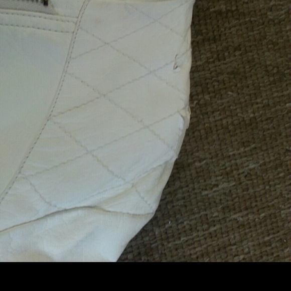 👏👏WoW HP👏👏 Cream Leather Jacket - Picture 4 of 4