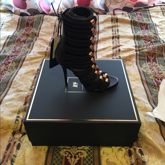 H&M x Balmain Sandal Boots SIZE 6 BRAND NEW - Picture 2 of 2