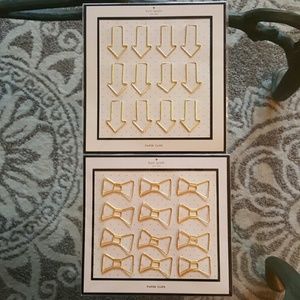 Kate Spade Bows and Arrows Paperclips