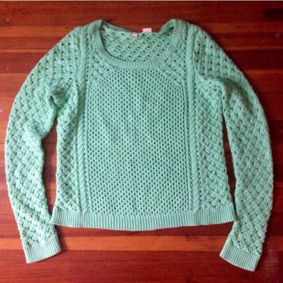NWOT Anthropologie Stitched Medley Sweater - Picture 1 of 4