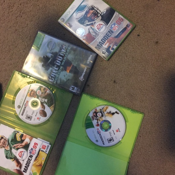 Xbox 360 games.