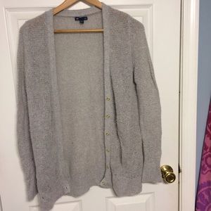 light weight grey cardigan