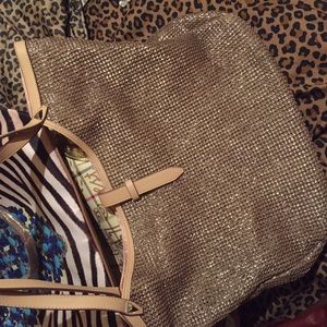 Stella & Dot Riviera Tote-Metallic