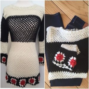 •Crochet Boho Sweater•