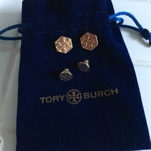 Last Marddown❗️Tory Burch Large Hexagon logo studs
