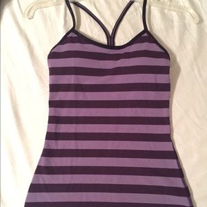 💜 LULULEMON :: Power Y Tank in Plum 💜 Like NEW!