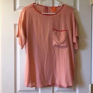 Joe Fresh short sleeve pocket blouse