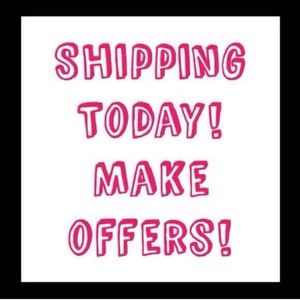 Anything purchased today will be shipped today!!