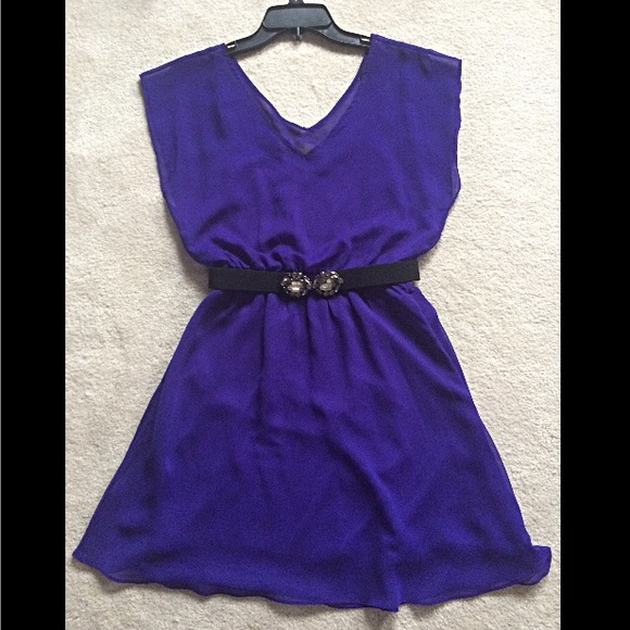 Express short sleeve purple dress, Size XS