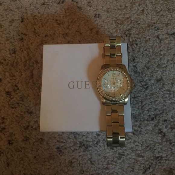 Gold Guess Watch