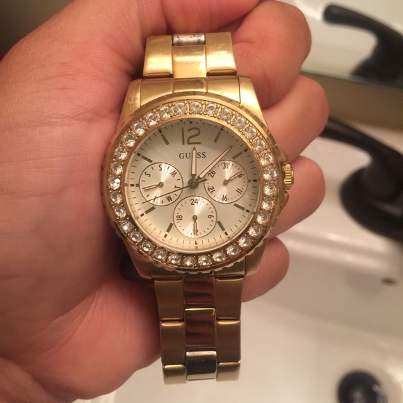 Gold Guess Watch